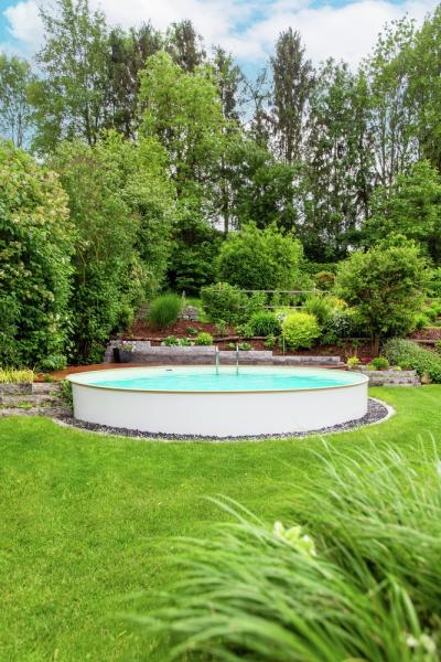Steinbach Styriapool rund Ø 460 x 120 cm Innenfolie: Sand ohne Zubehör 012315SA